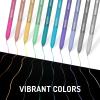 imagePaper Mate InkJoy Gel Pens Metallic Pens Retractable Medium Point 08mm Assorted Colors 10 Count10 Count