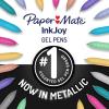 imagePaper Mate InkJoy Gel Pens Metallic Pens Retractable Medium Point 08mm Assorted Colors 10 Count10 Count