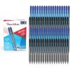 imagePaper Mate InkJoy 100RT Ballpoint Pens Medium Point 10mm Black and Blue Ink 72 Count