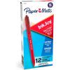 imagePaper Mate InkJoy 100RT Retractable Ballpoint Pens Medium Point Red Box of 12Red