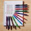 imagePaper Mate Profile Retractable Ballpoint Pen Bold Point Translucent Barrel Blue Ink 4 Count
