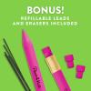 image:imagePaper Mate Handwriting Triangular Mechanical Pencil Set with Lead amp Eraser Refills 13mm Fun Barrel Colors 6 Packs 30 Pencils Total  Back to School Teacher Supplies Home Kids Writing5 count