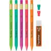 image:imagePaper Mate Handwriting Triangular Mechanical Pencil Set with Lead amp Eraser Refills 13mm Fun Barrel Colors 6 Packs 30 Pencils Total  Back to School Teacher Supplies Home Kids Writing10 count