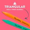 image:imagePaper Mate Handwriting Triangular Mechanical Pencil Set with Lead amp Eraser Refills 13mm Fun Barrel Colors 6 Packs 30 Pencils Total  Back to School Teacher Supplies Home Kids Writing5 count