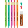 image:imagePaper Mate Handwriting Triangular Mechanical Pencil Set with Lead amp Eraser Refills 13mm Fun Barrel Colors 6 Packs 30 Pencils Total  Back to School Teacher Supplies Home Kids Writing10 count