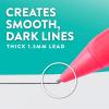image:imagePaper Mate Handwriting Triangular Mechanical Pencil Set with Lead amp Eraser Refills 13mm Fun Barrel Colors 6 Packs 30 Pencils Total  Back to School Teacher Supplies Home Kids Writing30 count