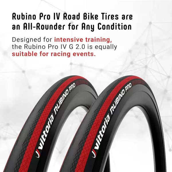 imageVittoria Rubino Pro IV Graphene 20  Performance Road Bike Tire  Foldable Bicycle Tireblublkblu