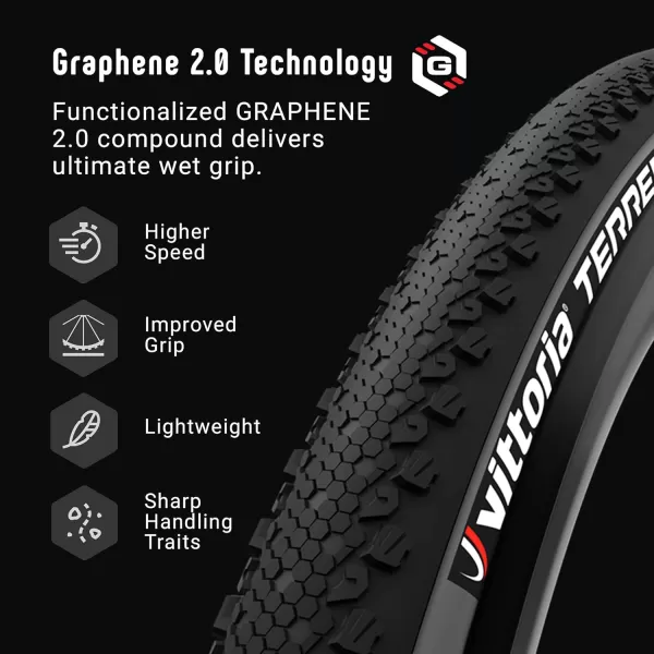 imageVittoria Terreno Dry Bike Tires for Gravel and Dry Terrain Conditions  Cyclocross Terreno Dry G20 TubelessTNT Tireanthblkblk