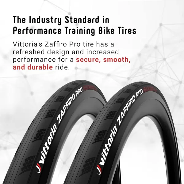 imageVittoria Zaffiro Pro G20 Road Bike Tires Set with Inner Tubes  Includes 2 Zaffiro Pro Tires 700x23c Plus 2 Standard Tubes 700X2028 48mm  Performance Training in All Conditions Full Black