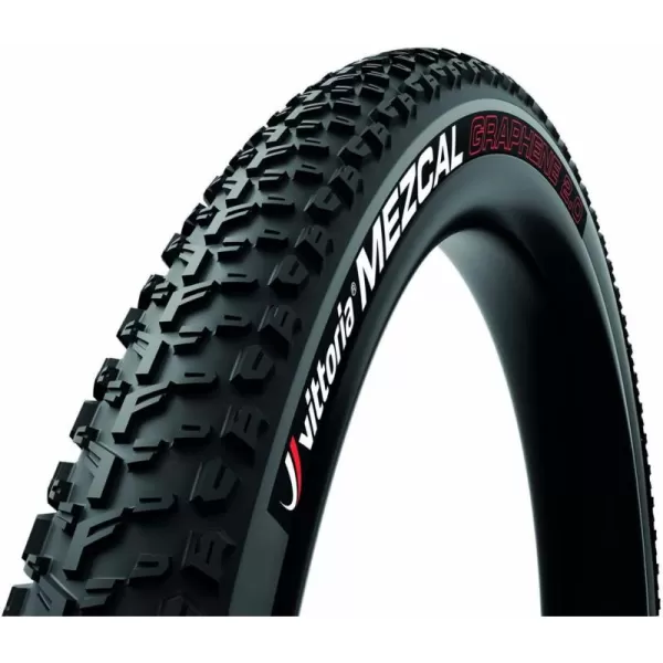 imageVittoria Mezcal Mountain Bike Tire for Hardpack Terrain Conditions  Performance XCTrail TNT MTB Tire  Blackantblkblk