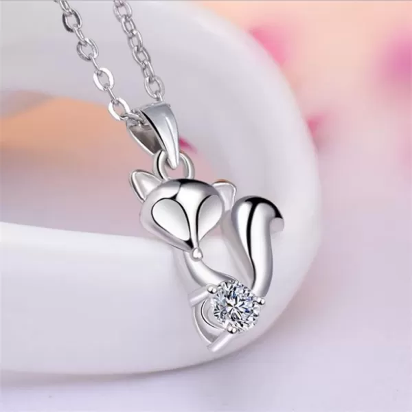 imageBlingsoul Pendant Necklace for Women  Stylish Assortment of Elegant Pendants Fashion Necklaces for Women Jewelry GiftFox Necklace