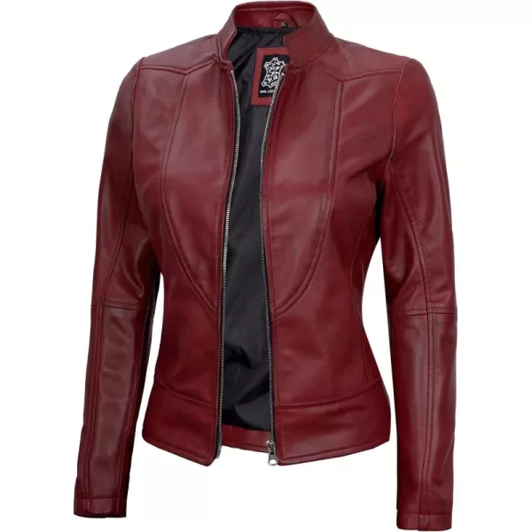 Amy - Maroon Jacket