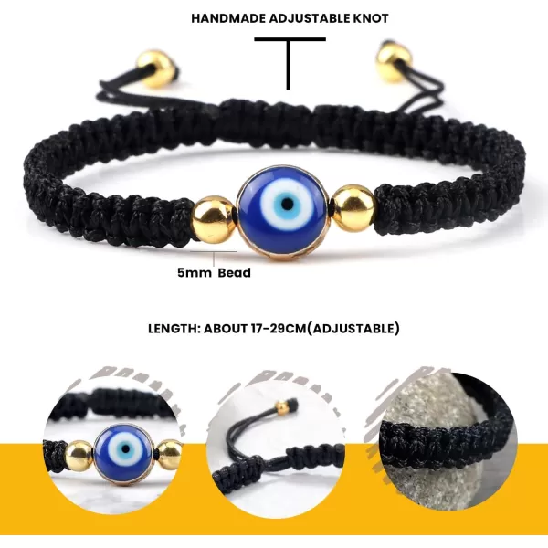 imageBlingsoul Elegant Bracelets for Women  98quot Adjustable Bracelet for Women Inspired Jewelry GiftEvil Eye Bracelets