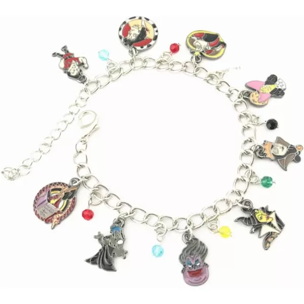 imageBlingsoul Movies Charm Bracelet  Trendy Adjustable Gold and Sterling Silver Charm Bracelets for WomenEvil Bracelet