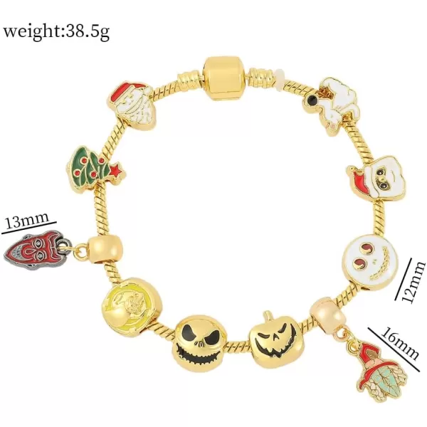 imageBlingsoul Womens Charm Bracelets  Horror Movies Jewelry Merchandise for WomenJasun Bracelet