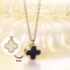 imageBlingsoul Pendant Necklace for Women  Dainty Fashion Necklaces Jewelry Gift WomenClover Necklace