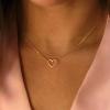 imageBlingsoul Pendant Necklace for Women  Dainty Fashion Necklaces Jewelry Gift WomenHeart Necklace