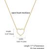 imageBlingsoul Pendant Necklace for Women  Dainty Fashion Necklaces Jewelry Gift WomenHeart Necklace
