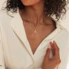 imageBlingsoul Pendant Necklace for Women  Dainty Fashion Necklaces Jewelry Gift WomenLetter A Heart Necklace  Gold