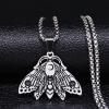imageBlingsoul Pendant Necklace for Women  Dainty Fashion Necklaces Jewelry Gift WomenMoth Necklace