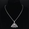 imageBlingsoul Pendant Necklace for Women  Dainty Fashion Necklaces Jewelry Gift WomenMoth Necklace
