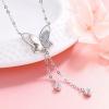 imageBlingsoul Pendant Necklace for Women  Dainty Fashion Necklaces Jewelry Gift WomenSilver Necklace