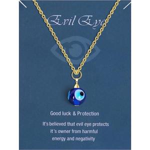 imageBlingsoul Evil Eye Necklace  Pendant Sun and Moon Necklace Matching Jewelry Gift  Gold and SilverEvil Eye Necklace