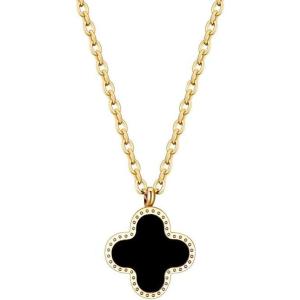 imageBlingsoul Pendant Necklace for Women  Dainty Fashion Necklaces Jewelry Gift WomenClover Necklace