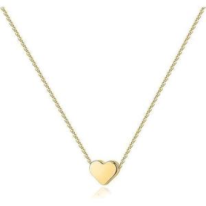 imageBlingsoul Pendant Necklace for Women  Dainty Fashion Necklaces Jewelry Gift WomenHeart Necklace  Gold