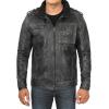 imageBlingsoul Premium Lambskin Leather Jacket Men  Classic Biker Style Mens Leather JacketsBlack  Tavares Jacket