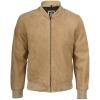 imageLeather Jacket Men Black and Brown Leather Jackets For MenAdamsville  Camel Brown Jacket