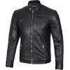 imageLeather Jacket Men Black and Brown Leather Jackets For MenCarrie  Black Jacket