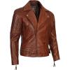 imageLeather Jacket Men Black and Brown Leather Jackets For MenDiamond2  Cognac Wax Jacket