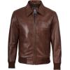 imageLeather Jacket Men Black and Brown Leather Jackets For MenSteven  Cognac Jacket