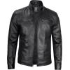 imageLeather Jacket Men Black and Brown Leather Jackets For MenVermount  Black