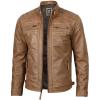 Johnson - Light Brown Leather Jacket