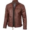 Johnson - Tan Brown Leather Jacket