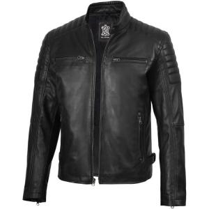 imageLeather Jacket Men Black and Brown Leather Jackets For MenFelix  Black Jacket