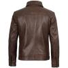 imageBrown Leather Jacket Men  Black Real Lambskin Mens Leather JacketJose  Coffee Jacket