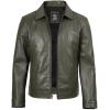 imageBrown Leather Jacket Men  Black Real Lambskin Mens Leather JacketJose  Green Jacket