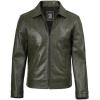 imageBrown Leather Jacket Men  Black Real Lambskin Mens Leather JacketJose  Green Jacket