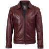 imageBrown Leather Jacket Men  Black Real Lambskin Mens Leather JacketJose  Maroon Jacket
