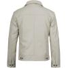 imageBrown Leather Jacket Men  Black Real Lambskin Mens Leather JacketJose  Off White