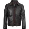 imageBrown Leather Jacket Men  Black Real Lambskin Mens Leather JacketJose  Rub Off Jacket