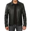 imageBrown Leather Jacket Men  Black Real Lambskin Mens Leather JacketBlack  Thomas Leather Jacket