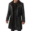 imageBlingsoul Disc Swedish Mens Black Shearling Leather Jacket  1509974 Chandler Black  L