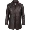 imageBlingsoul Leather Coats for Men  Vintage Style Long Leather Jacket MenBrown  Super Leather Coat