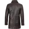 imageBlingsoul Leather Coats for Men  Vintage Style Long Leather Jacket MenBrown  Super Leather Coat