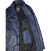 imageBlingsoul Leather Coats for Men  Vintage Style Long Leather Jacket MenSantiago  Blue Wax Coat