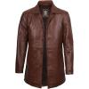 imageBlingsoul Leather Coats for Men  Vintage Style Long Leather Jacket MenSuper  Tan Leather Jacket